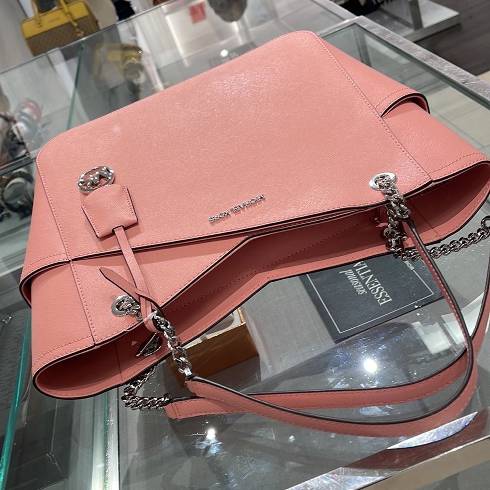 MICHAEL KORS
Jet Set Large X Chain Saffiano Leather Shoulder Tote
PRIMROSE 
NWT - Picture 7 of 16